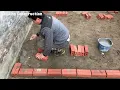 Brick Floor Design | Unique Tile Floor Design Ideas In The Garden As A Play Area