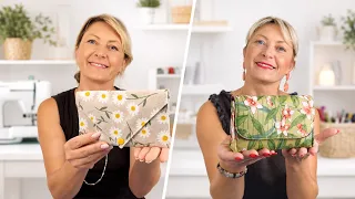 2 TUTORIALES DE COSTURA FÁCILES | CARTERAS DE TELA PARA REGALAR, VENDER O USAR / RECOPILACIÓN