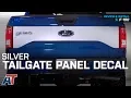 2015-2017 F150 Silver Tailgate Panel Decal Review Install