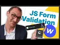 Webflow Forms Masterclass Form Validation