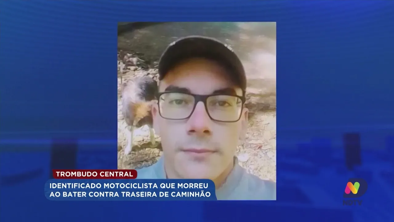 Identificado motociclista que morreu em acidente da BR-470 em Trombudo Central