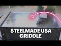 Cleaning the Steelmade USA Outdoor Griddle After Cooking