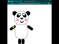 Animated panda using HTML and CSS