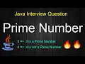 Program to find prime number in java Java Interview Questions