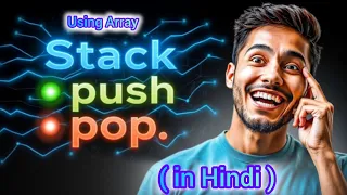 C program for stack implementation using array with all operations push pop display