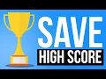 Save your High Player Preference in Unity