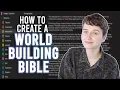 A tour of my FANTASY WORLDBUILDING BIBLE how I worldbuild in OneNote