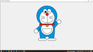 Drawing Doraemon using Python Turtle only Doreamon Cartoon