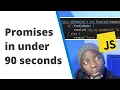 Understanding Promises in JavaScript in under 90 seconds