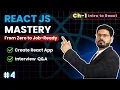 React JS Mastery Ch 1 - How to Install React create-react-app Intro to React Techeducoder