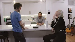 inside the studio for 