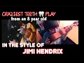 Download Lagu JIMI HENDRIX My proudest ukulele student somehow starts blasting the uke with his teeth!!! 😓😂