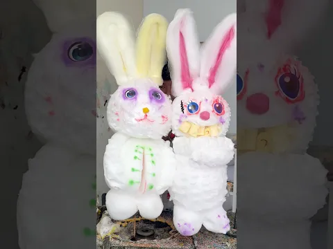 Rabbit Art Cotton Candy