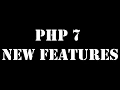 php 7 new features list examples