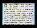 John G Wright Obituary