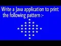 Star Pattern in Java - 7