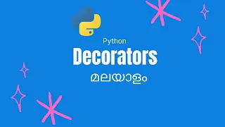 Decorators in Python Malayalam