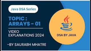 Java DSA Series Binary Search in Array