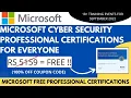 Microsoft Free Cyber Security Certifications 18 Free Training Events for September 2022
