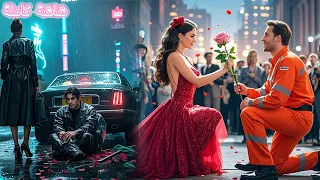 بعد الطلاق الشاب الفقير ي فاجأ بأن مديرة الشركة الجميلة تطلب يده علن ا ولكنه رفضها 