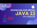 How to Download and Install Java on macOS Raj Code Academy