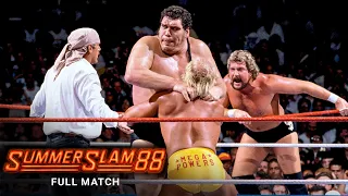 Download FULL MATCH - Hulk Hogan \u0026 Randy Savage vs. Andre the Giant \u0026 The Million Dollar Man: SummerSlam 1988 MP3