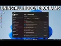 How To Uninstall Programs Not Listed in Control Panel in Windows - Easy Fix