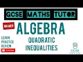 Quadratic Inequalities Grade 9 Grade 9 Maths Series GCSE Maths Tutor