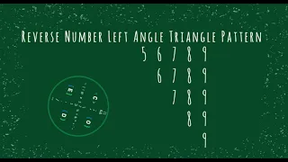 75 Number Left Angle Triangle Pattern without any pre-defined method using while loop in Python