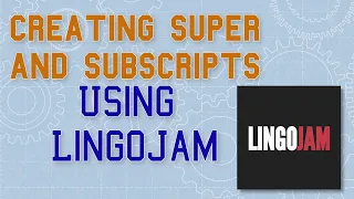 Creating Sub and Superscripts with LingoJam