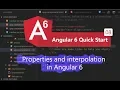 08 - Properties and interpolation in Angular 6