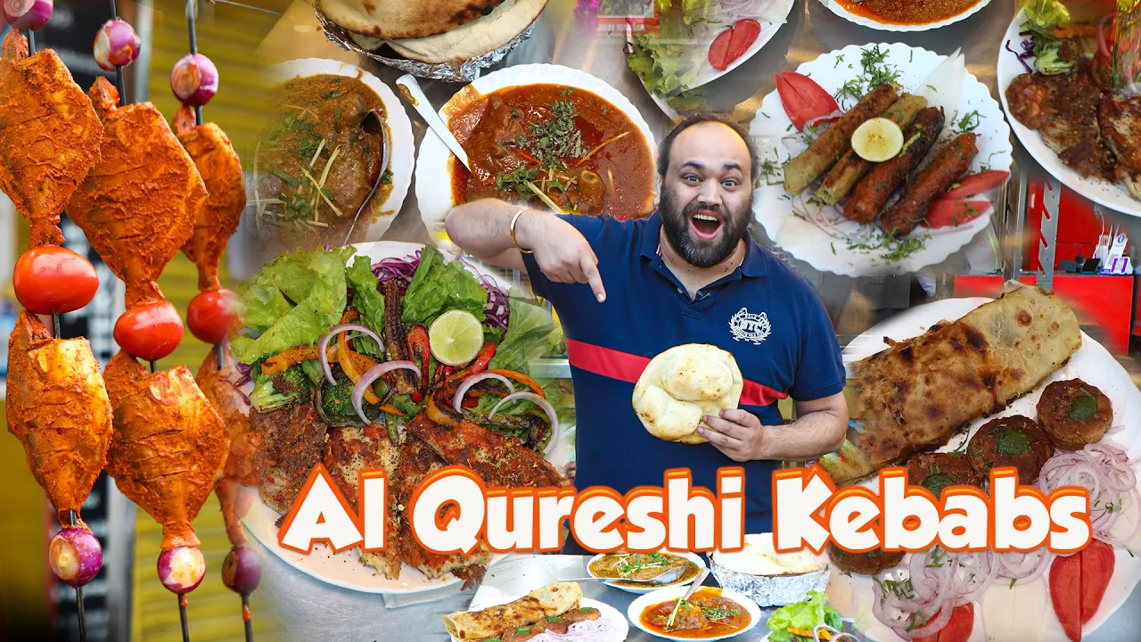 Live Counters For Galouti Kebab, Grill Fish, Changezi Chicken At Al Qureshi Kebab, Dwarka