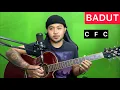 Chord Gampang (Badut - Raavfy) (Gitar Tutorial) Pemula Viral Tiktok