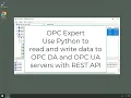 OPC Expert read and write using REST API and Python