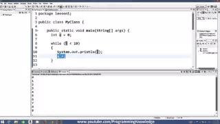 Java Tutorial For Beginners 11 The while Statements while Loops