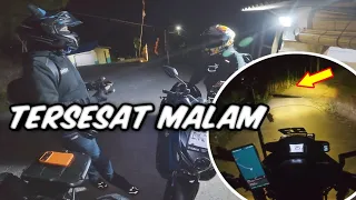 ROCKY BERSAMA KETIGA TEMAN MELINTASI JALUR HUTAN DI TENGAH MALAM