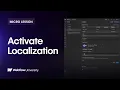 Activate your free of Webflow Localize