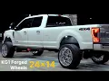 LIFTED FORD F250 ON SOME NEW 24x14 KG1 WHEELS