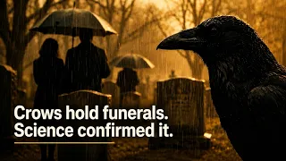 Crows hold funerals and remember your face for decades There s a reason for that