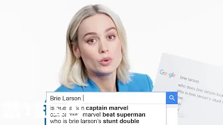 Brie Larson Answers the Web s Most Searched Questions WIRED