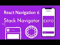 React Navigation 6 x with Expo Installation Component Navigation between 2 Screens
