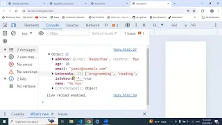 44 JavaScript Object Notation JSON