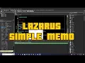 Lazarus Beginner Tutorial Creating a Simple Notepad in Lazarus - Beginner s Tutorial