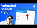 Flutter tutorial Building an animated search field