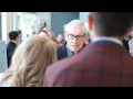 Elroy celebrates the opening of the new Gundersen Clinic