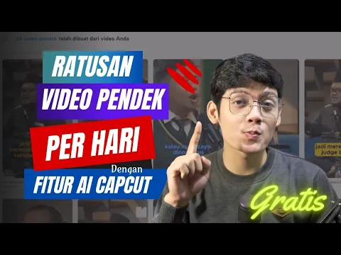 Download MP3 TANPA NGEDIT!! Sehari Bisa Buat Ratusan Video Short dengan AI Capcut