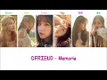 Memoria (Korean ver.) | GFRIEND Lyrics [ENG+ROM]