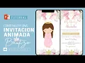 How to make an ANIMATED INVITATION or INVITATION for BAPTISM in powerpoint FREE EDITABLE