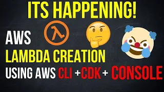 AWS LAMBDA EXPLAINED CREATE LAMBDA USING AWS CONSOLE CLI CDK AWS Tutorial 10 MINUTES