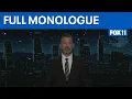 Download Lagu Jimmy Kimmel delivers first monologue since returning  | FOX 11 LA